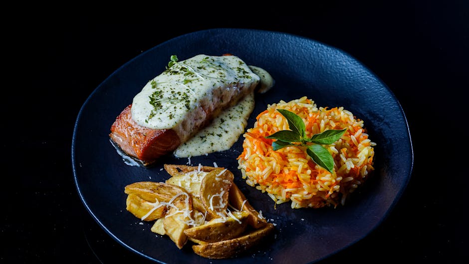 Filet de saumon aux herbes