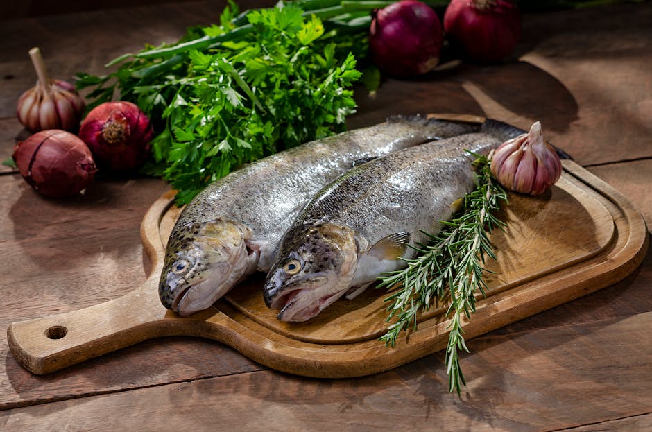 Baked Rainbow Trout with Maple Glaze