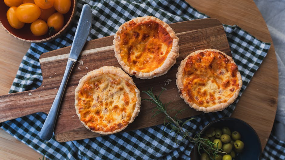 Mini Tarte aux Tomates et Fromage
