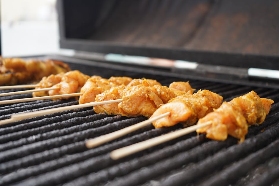 Brochettes de Poulet Marinées