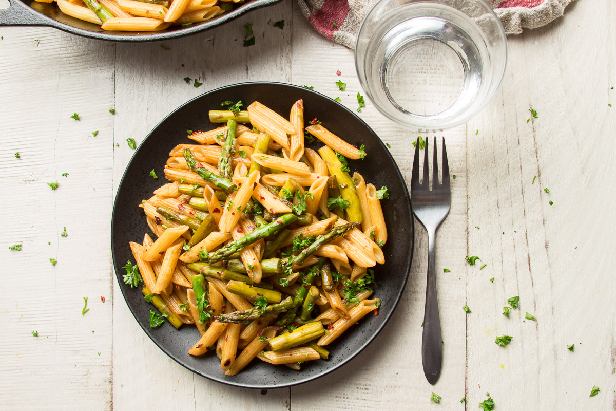 Balsamic Asparagus Pasta